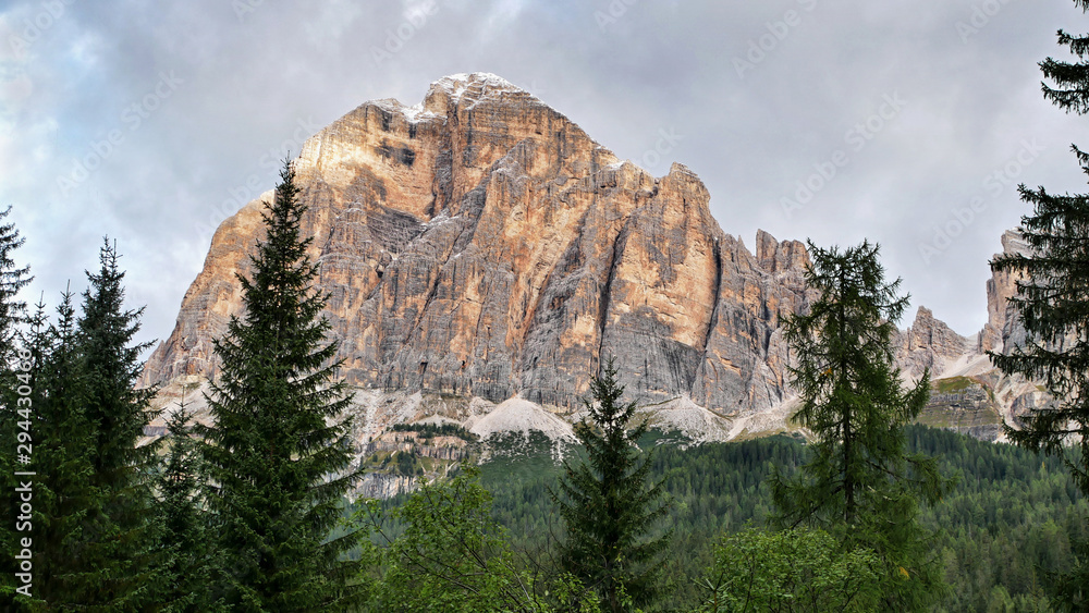 Rocks in the mountains. Dolomites, Italia