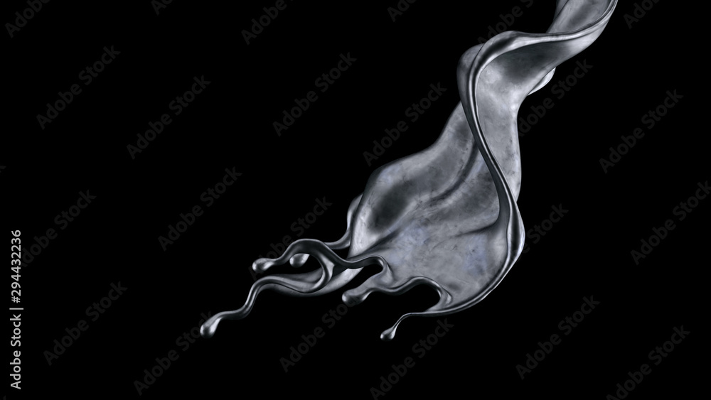 Splash fluid. 3d illustration, 3d rendering. Splash fluid. 3d illustration, 3d rendering.