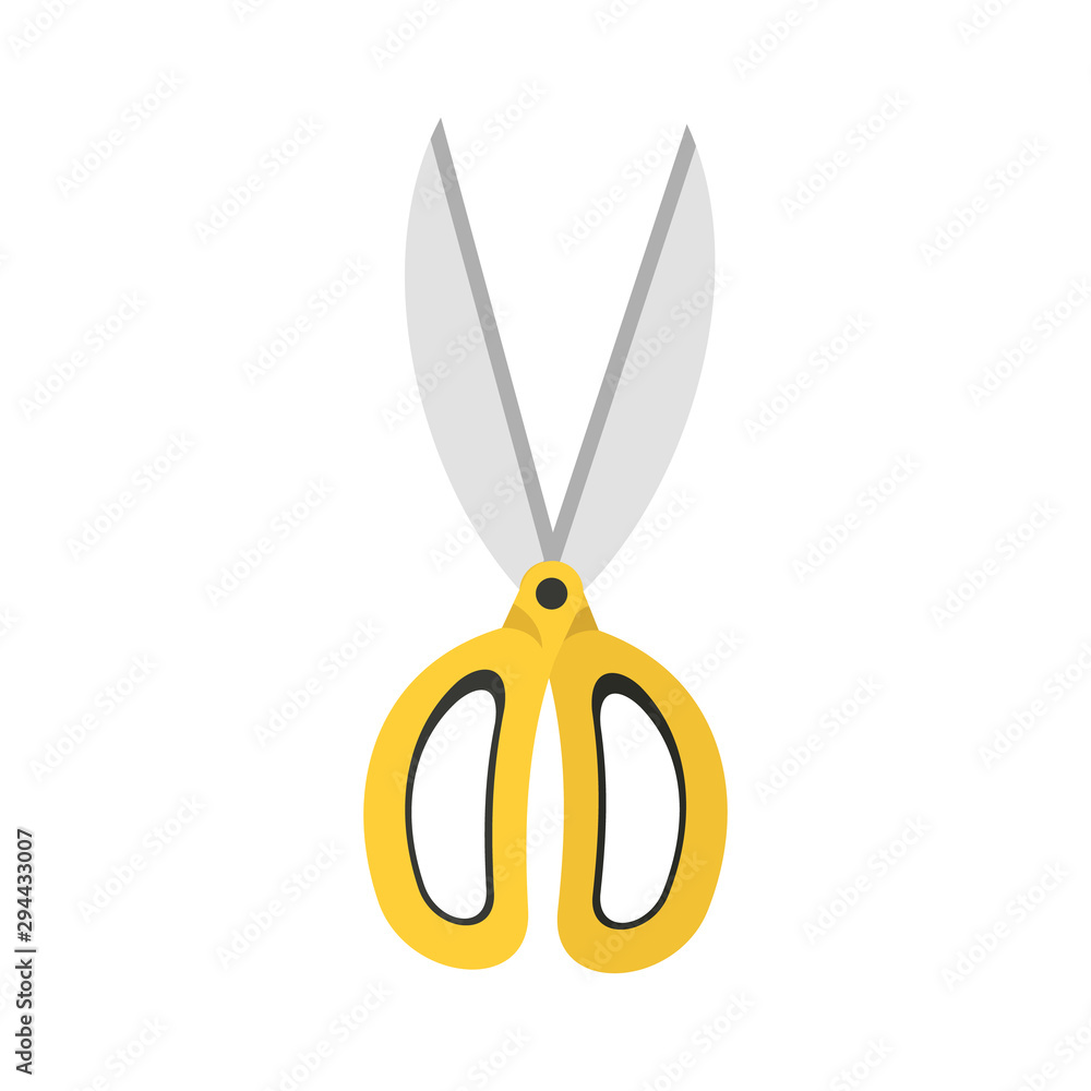 Garden scissors icon. Flat illustration of garden scissors vector icon for web design Garden scissors icon. Flat illustration of garden scissors vector icon for web design