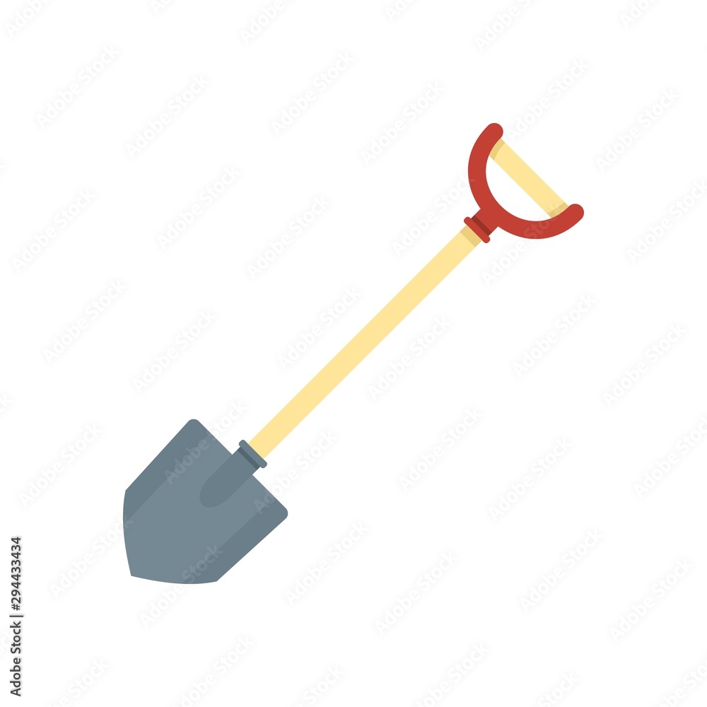 Shovel icon. Flat illustration of shovel vector icon for web design Shovel icon. Flat illustration of shovel vector icon for web design