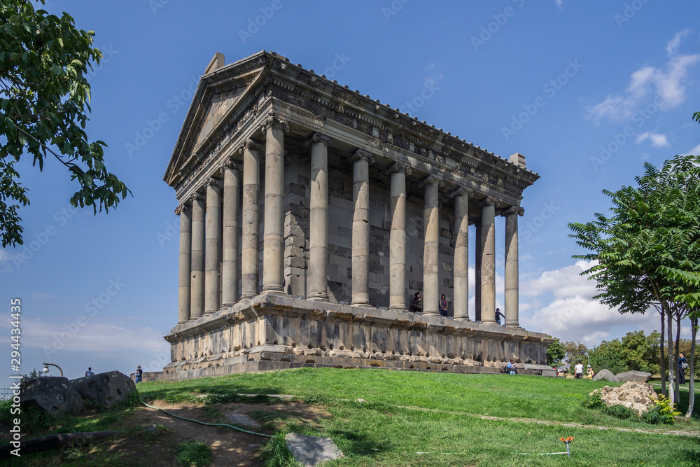 Ancient temple in Garni, Armenia