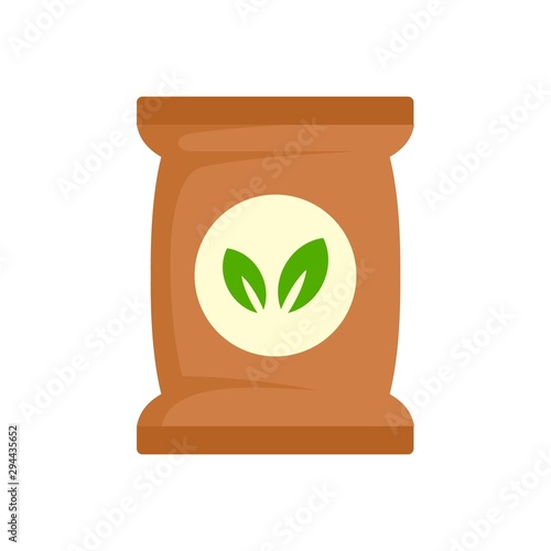 Seed plant pack icon. Flat illustration of seed plant pack vector icon for web design