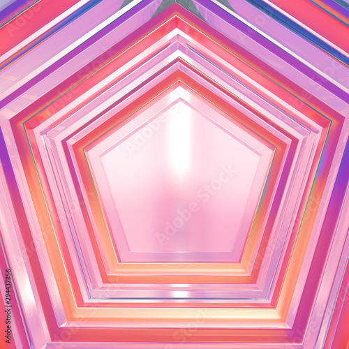 Elegant, beautiful abstract background with elements, studio, pedestal, minimalism. 3d illustration, 3d ..rendering.