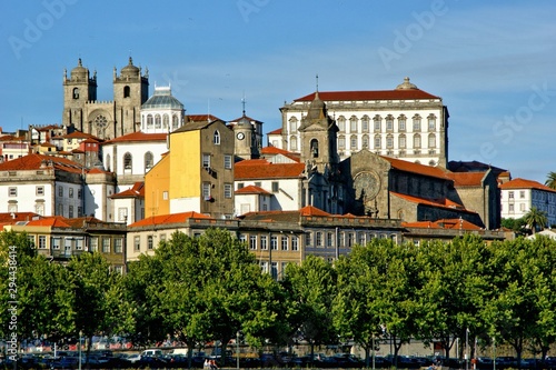 Douro river in front of the city of Porto  Portugal