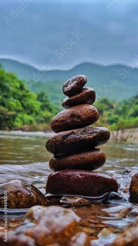 stones on the beach