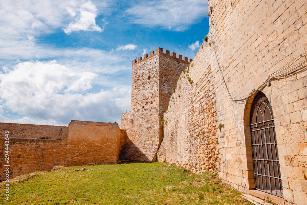 Castello di lombardia in Enna Sicily, Italy