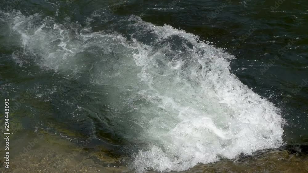 Rugged mountain river Rugged mountain river