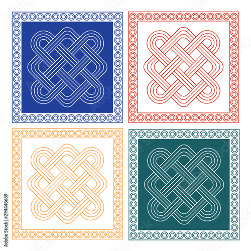 Georgian traditional ornaments. Vector Ornament With Caucasian Motifs. Persian colored carpet.Vector, Illustration.  Rich ornament for fabric design, handmade, interior decoratio