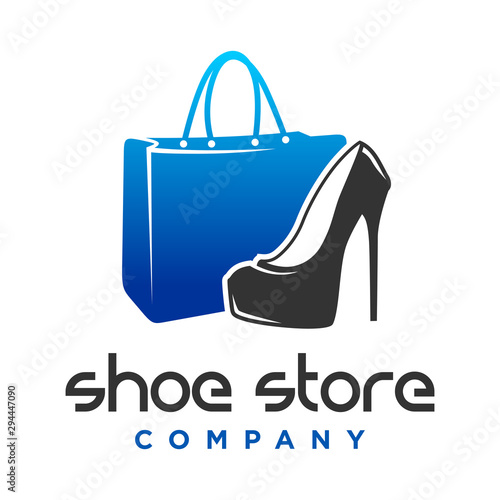 logo design shoes and women's handbag shop