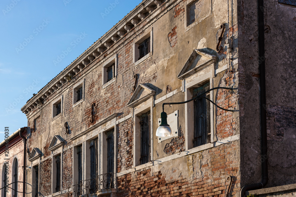 The village of Lio Piccolo in the venice lagoon