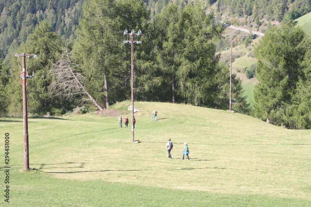 Obraz premium Wanderung im Hochgebirge