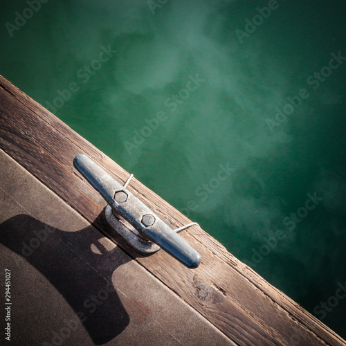 dock cleat and water