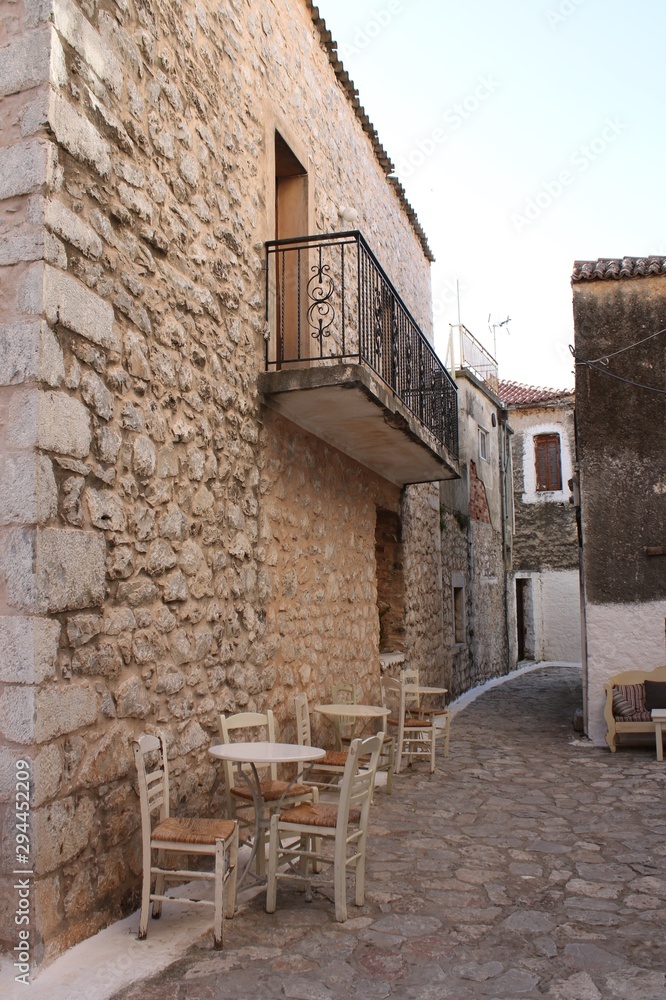Old Areopolis town in Peloponnese, southern Greece