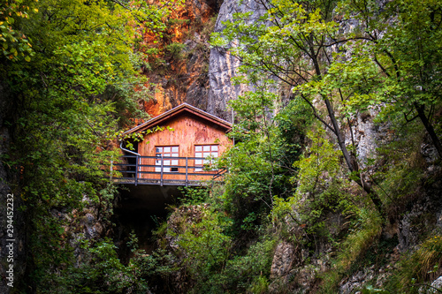 House of Josip Broz-Tito from WW2 in Drvar/Bosnia and Herzegovina, placed in cave © Milan