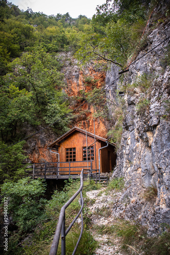 House of Josip Broz-Tito from WW2 in Drvar/Bosnia and Herzegovina, placed in cave © Milan