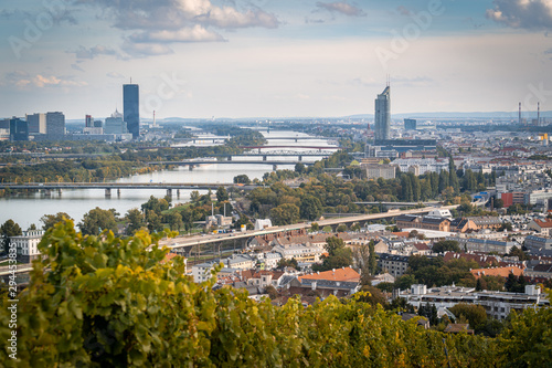 Wien Panorama über Weinberge 