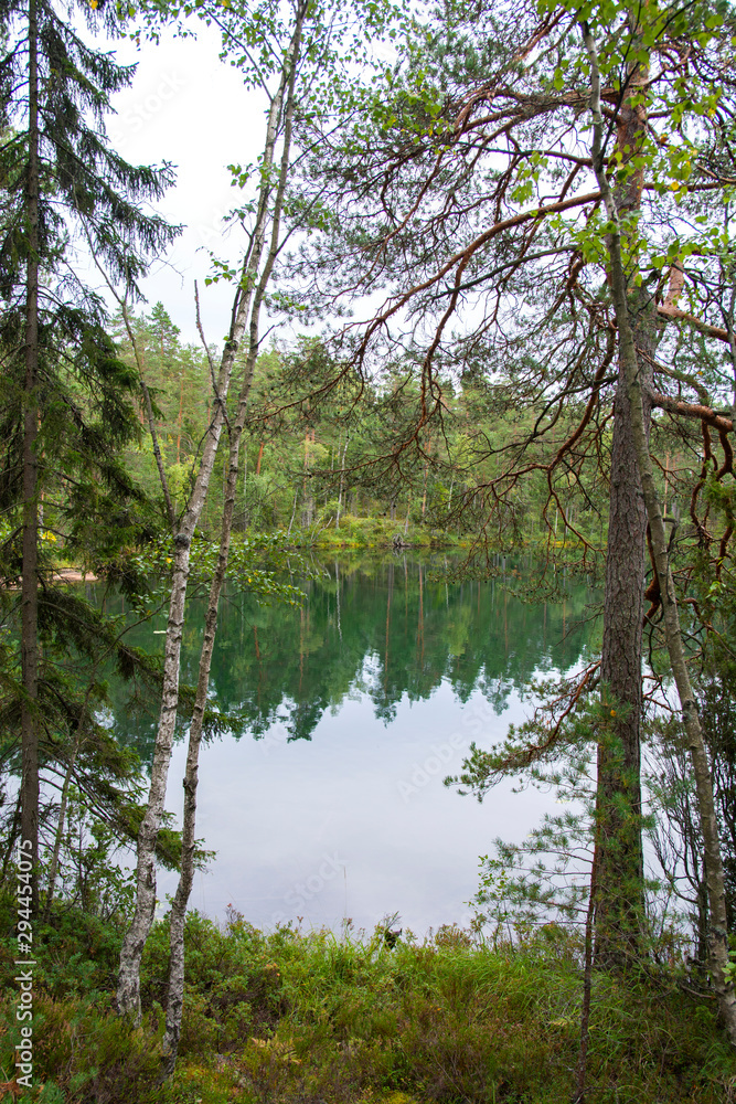 View of The Orajärvi Lake, Nuuksio, Espoo, Finland View of The Orajärvi Lake, Nuuksio, Espoo, Finland