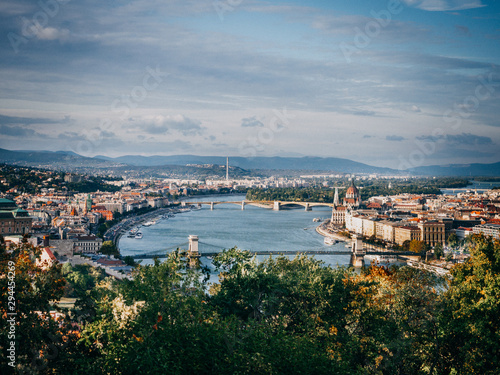 View of the sights of Budapest