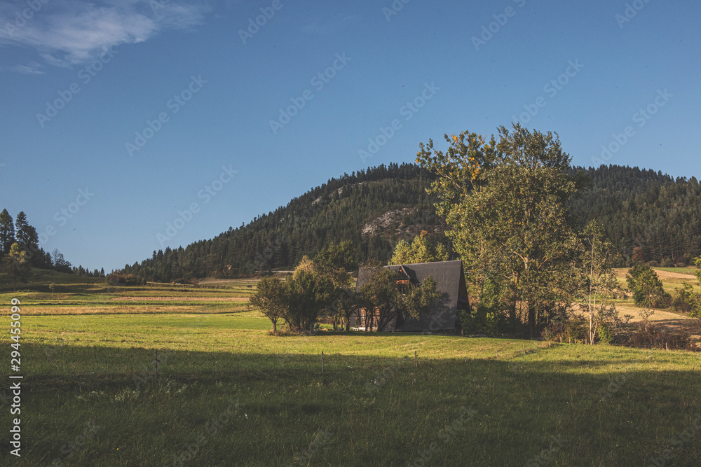 Obraz premium house in the mountains