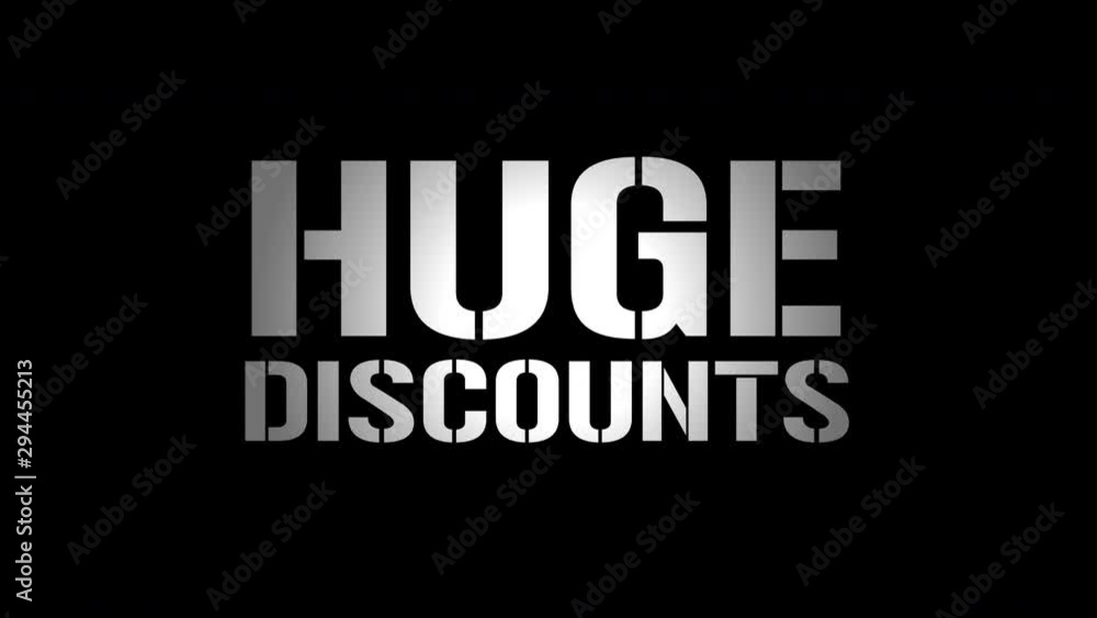 Black Friday Off Sale Huge Discounts text animation promotion video glitch effect with black cutting frames between animations in 4k Black Friday Off Sale Huge Discounts text animation promotion video glitch effect with black cutting frames between animations in 4k
