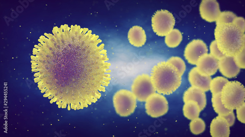 Influenza viruses infecting host organism  Seasonal influenza flu vaccines