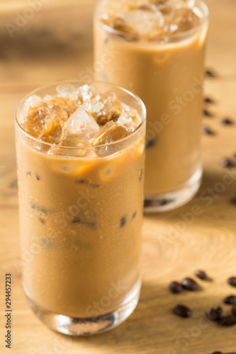 Homemade Iced Coffe with Almond MIlk