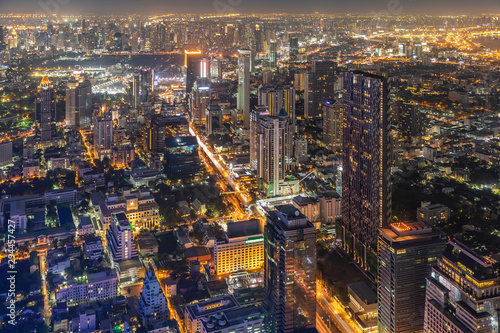 Bangkok city at night © Vasilii_Opalev