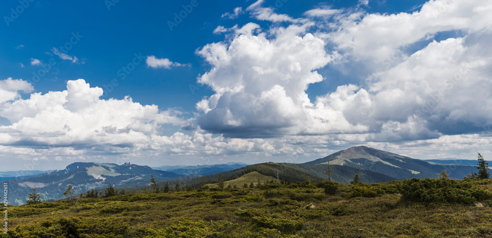 Panorama of small mountain range 2, Panorama of small mountain range 2,