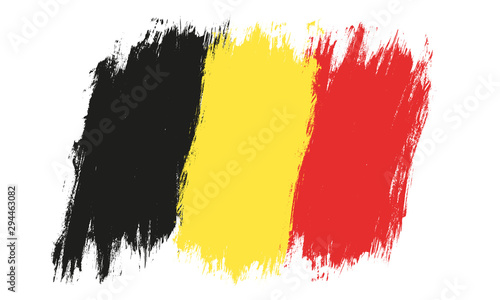 Vector vintage Belgium flag