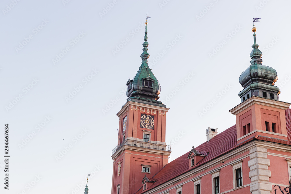 The Royal Castle, Old town in Warsaw, Poland. Capital of Poland