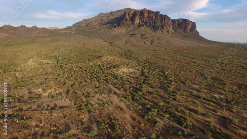 Landscaping views of Superstition Mountains, Arizona