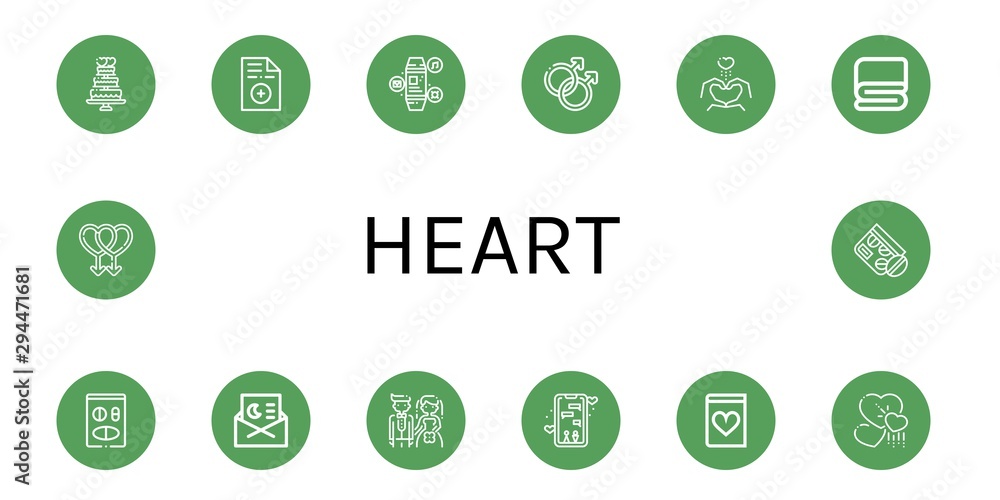 Set of heart icons such as Wedding cake, Prescription, Smartwatch, Gay, Heart, Cover, Medicine, Invitation, Bride, Dating app, Romantic novel, Hearts , heart Set of heart icons such as Wedding cake, Prescription, Smartwatch, Gay, Heart, Cover, Medicine, Invitation, Bride, Dating app, Romantic novel, Hearts , heart