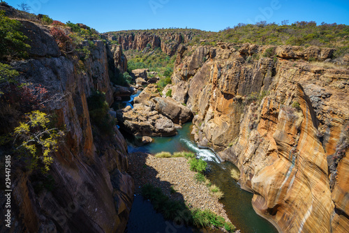 steep walls at bourkes luck potholes, mpumalanga, blyde river canyon, south africa 7