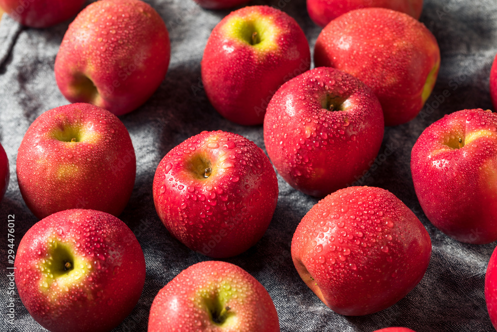 Raw Red Organic PInk Lady Apples Raw Red Organic PInk Lady Apples