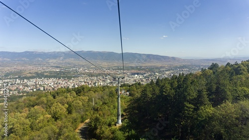 cable car in macedonial capitol skopje