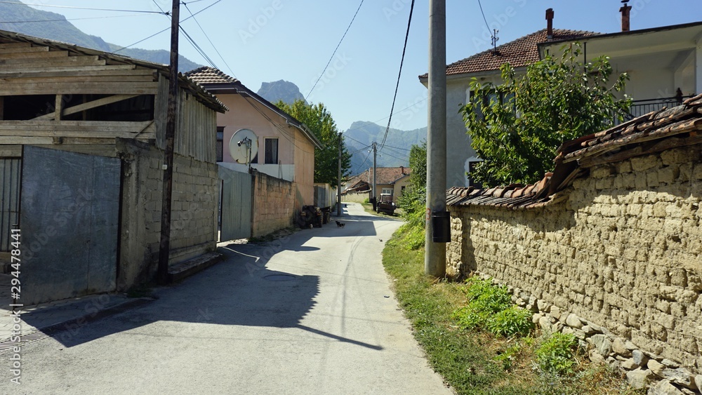 typical macedonian village near skopje