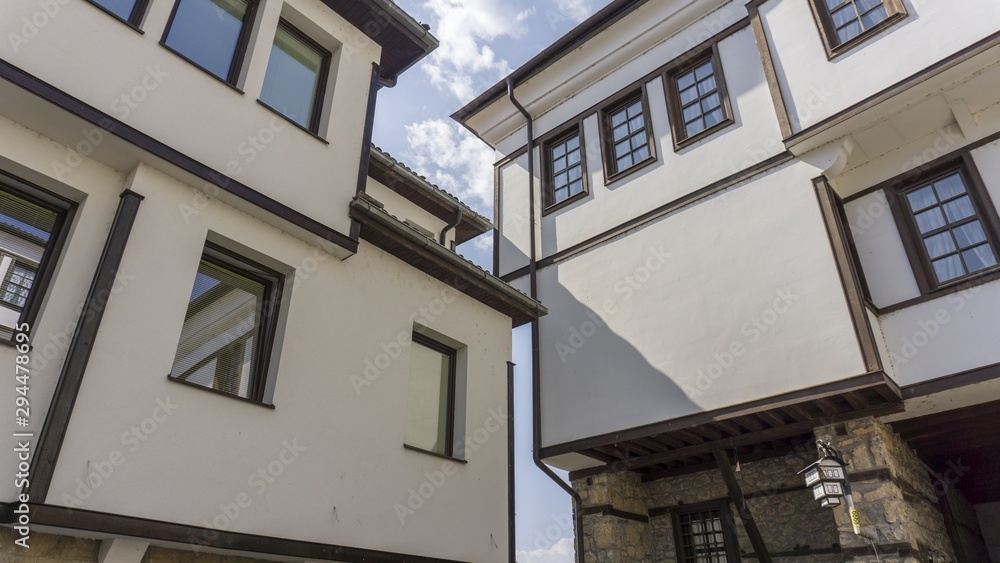 architecture details from ohrid town in northern macedonia