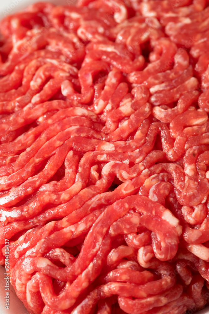 Raw Organic Red Ground Minced Beef Raw Organic Red Ground Minced Beef