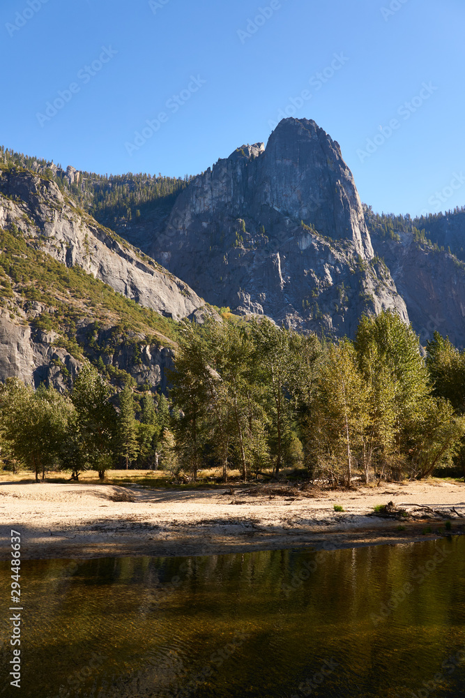 Colorful landscape of Yosemite National Park