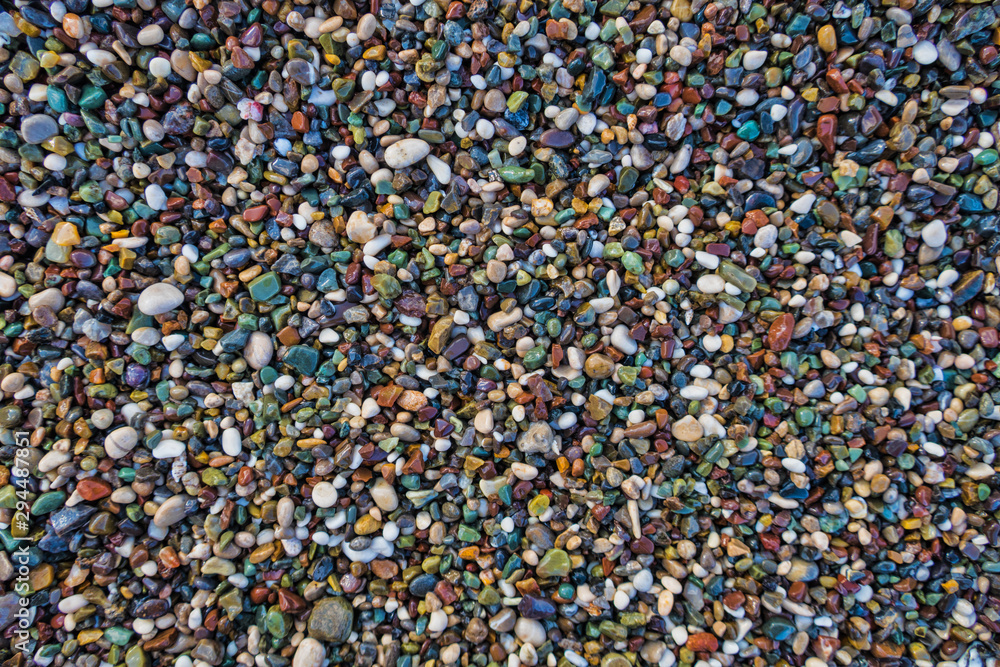 Background of small pebbles