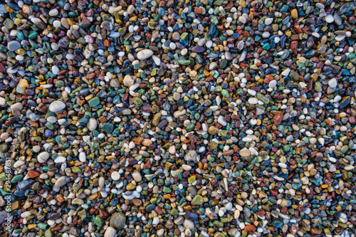 Background of small pebbles