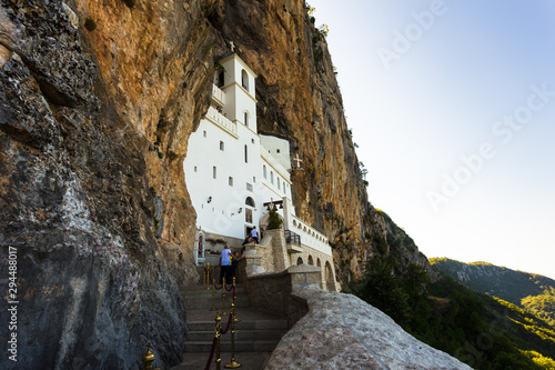 Montenegro. Monastery Ostrog in the mountains