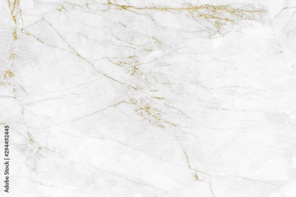 Fototapeta: White gold marble texture pattern background with high  resolution design for cover book or... #294492445 '