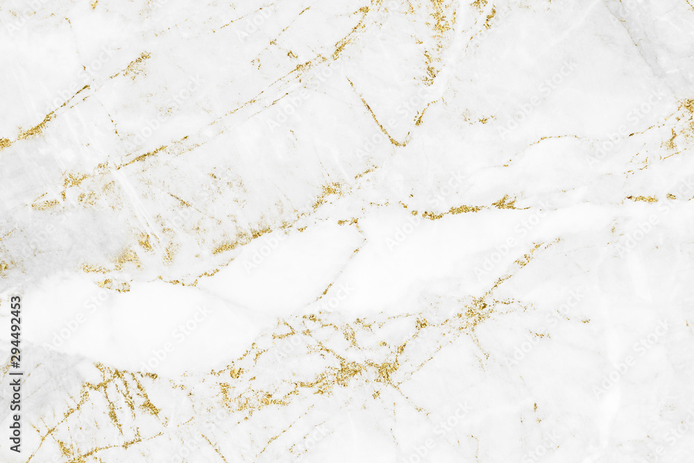 Obraz premium White gold marble texture pattern background with high resolution design for cover book or brochure, poster, wallpaper background or realistic business