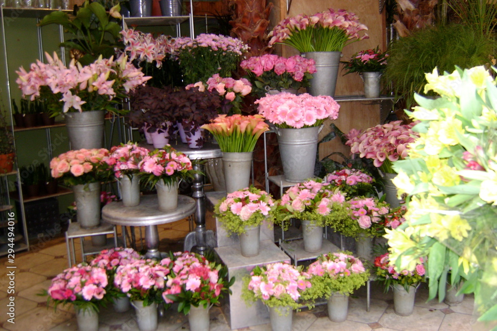 Spring flower market in Copenhagen
