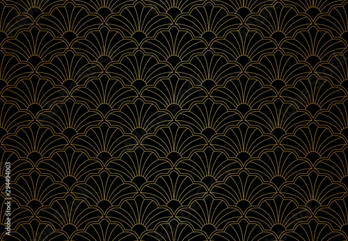 Vector abstract seamless pattern. Geometric classical background. Retro stylish texture.