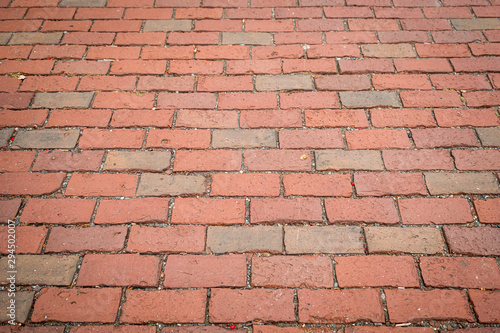 Wallpaper Mural Empty brick sidewalk Torontodigital.ca