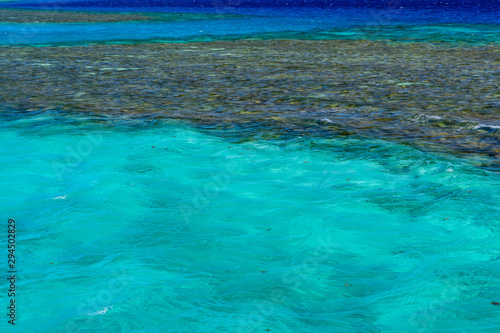 Background of Red sea water surface