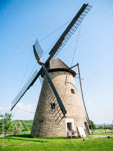 View on a traditional windmill in Szentedre © nordantin