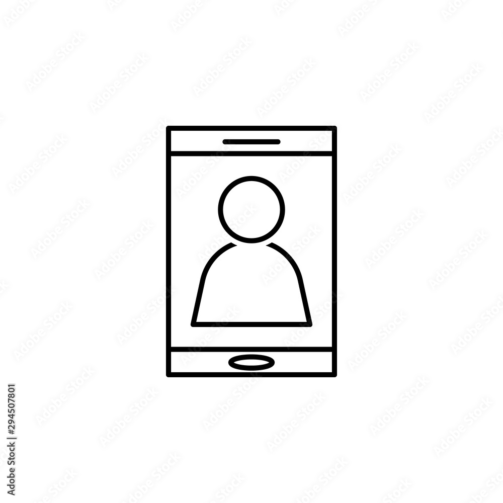 Smartphone icon. Element of head hunting icon Smartphone icon. Element of head hunting icon